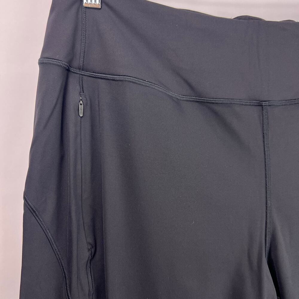 Athleta Distance Jogger Black Nylon Spandex Lightweight Zip Pocket Pants XL - Picture 5 of 15